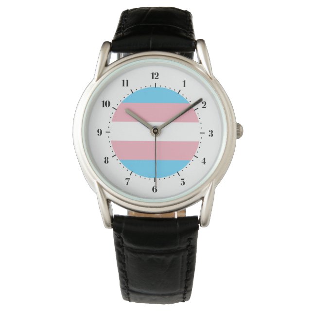 Flagga Transgenpride Armbandsur (Framsida)