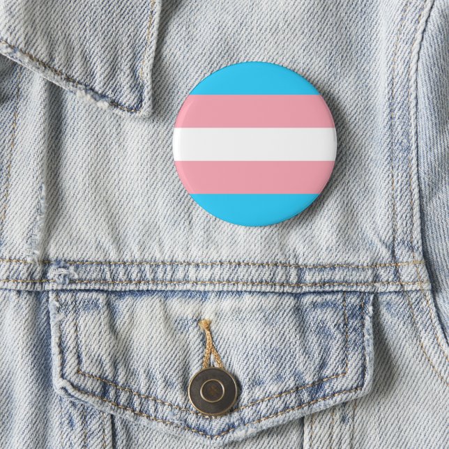 Flagga TransgenPride Knapp (Skapare uppladdad)