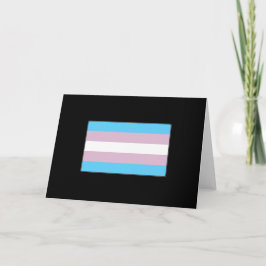 Flagga TransgenPride Kort