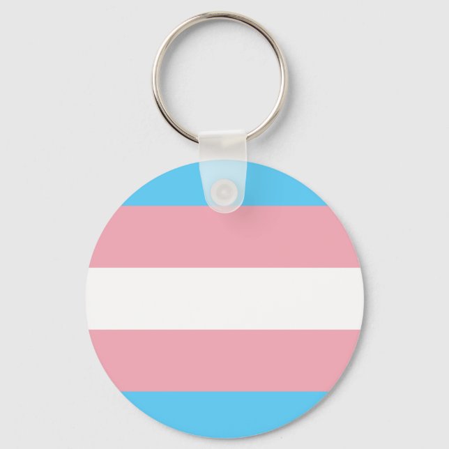 Flagga TransgenPride Nyckelring (Framsida)