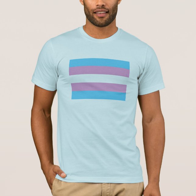 Flagga TransgenPride T-shirt (Framsida)