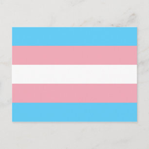 Flagga TransgenPride Vykort
