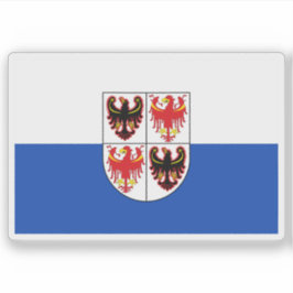 Flagga Trentino-South Tyrol, Italien Klistermärken