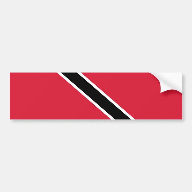 Flagga Trinidad och Tobago Bildekal (Framsidan)