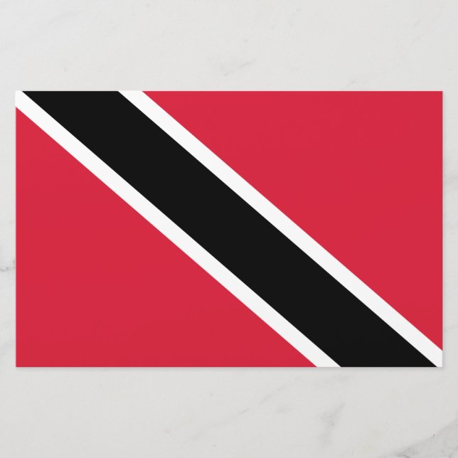 Flagga Trinidad och Tobago Brevpapper (Framsida)