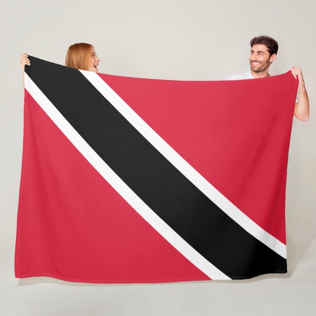 Flagga Trinidad och Tobago Fleecefilt (På plats)