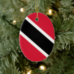 Flagga Trinidad och Tobago Julgransprydnad Keramik<br><div class="desc">Flagga Trinidad och Tobago.</div>
