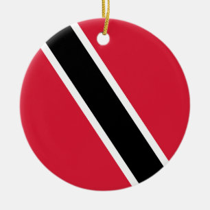 Flagga Trinidad och Tobago Julgransprydnad Keramik