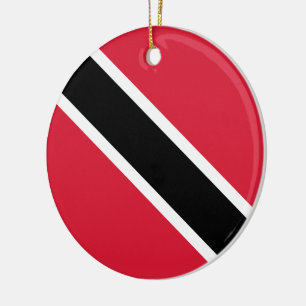 Flagga Trinidad och Tobago Julgransprydnad Keramik