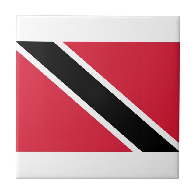 Flagga Trinidad och Tobago Kakelplatta (Framsidan)