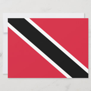 Flagga Trinidad och Tobago Kort