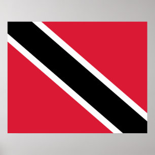 Flagga Trinidad och Tobago Poster