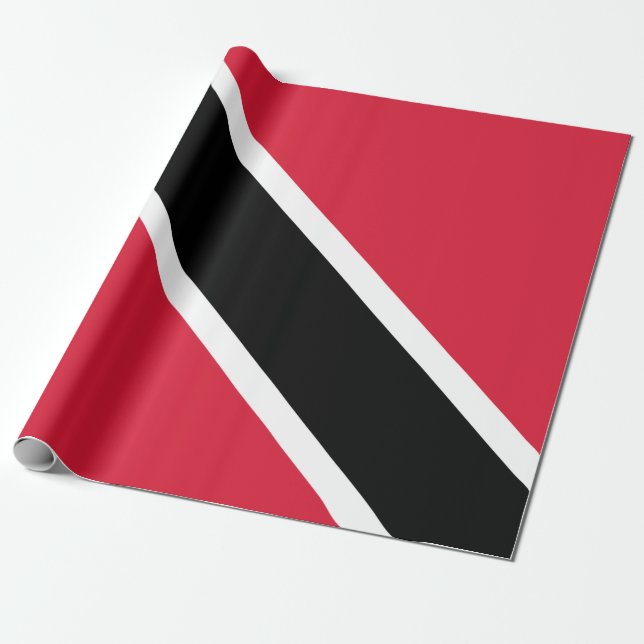 Flagga Trinidad och Tobago Presentpapper (Utrullad)