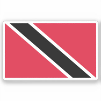 Flagga Trinidad och Tobago specialskuren vinyldeka Klistermärken