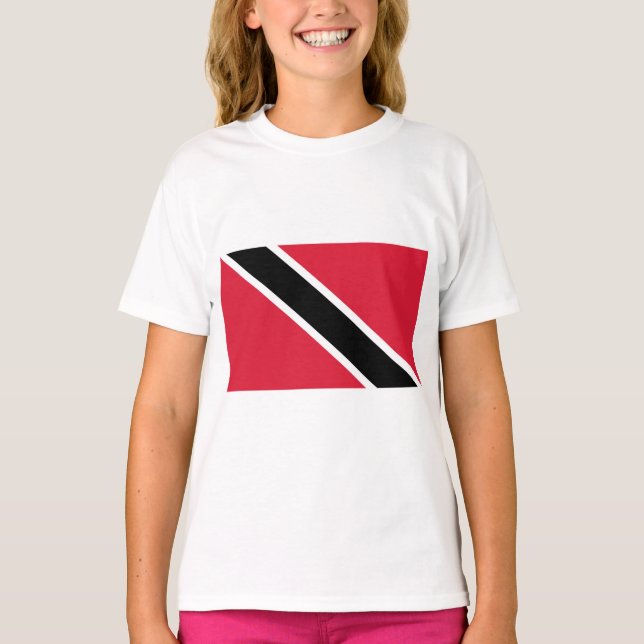 Flagga Trinidad och Tobago T Shirt (Framsida)