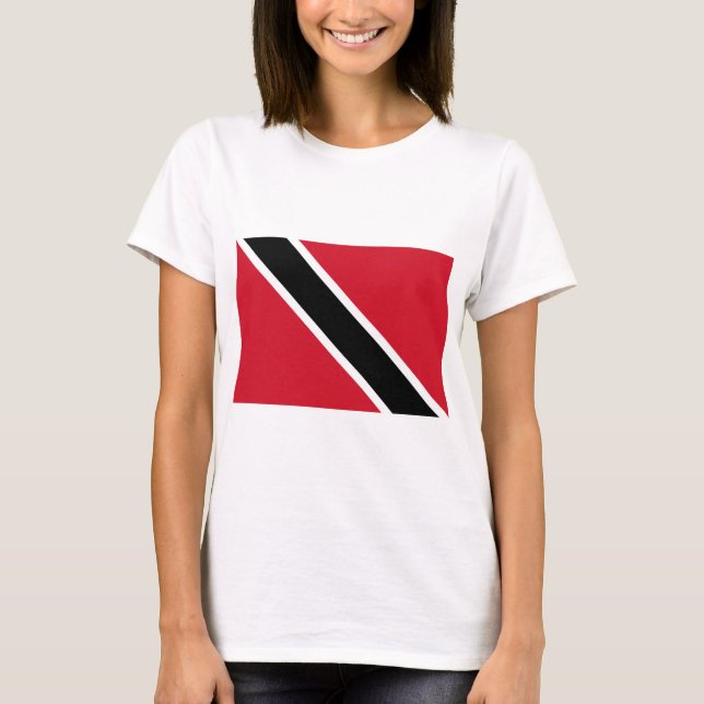 Flagga Trinidad och Tobago T Shirt (Framsida)