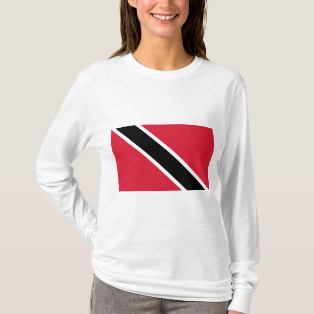 Flagga Trinidad och Tobago T Shirt (Framsida)
