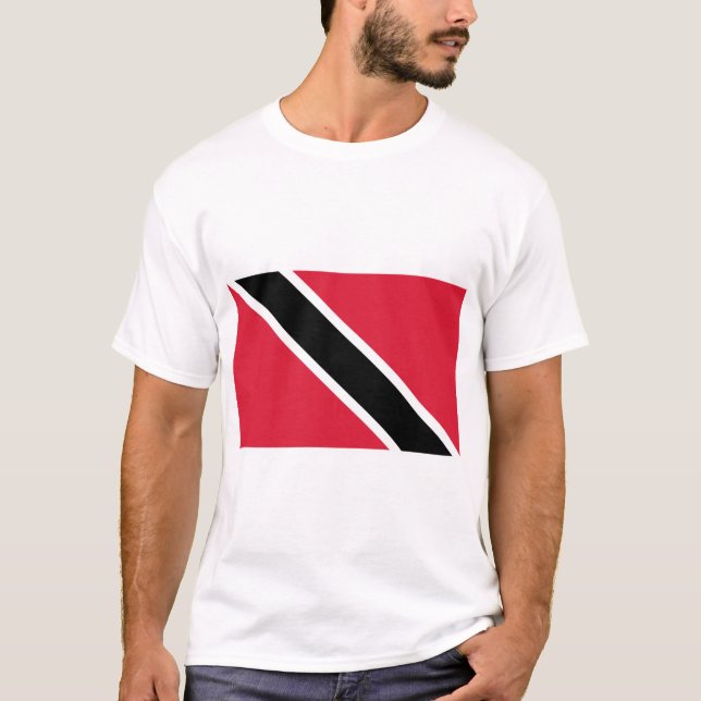 Flagga Trinidad och Tobago T Shirt (Framsida)