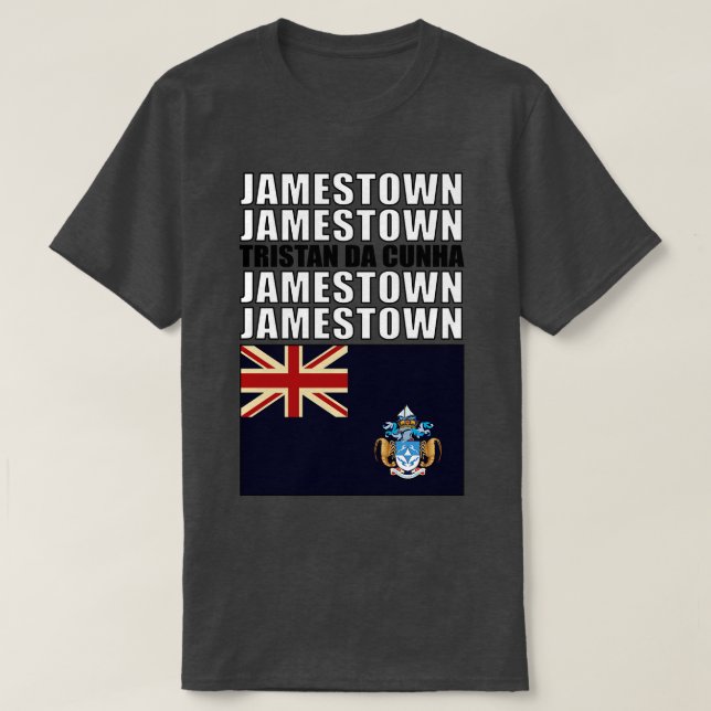 Flagga Tristan da Cunha T Shirt (Design framsida)