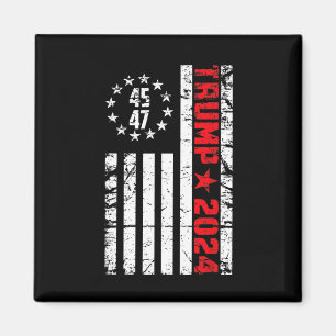 Flagga Trump 2024-45 47 Trump Betsy Ross Flagga Magnet