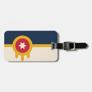 Flagga Tulsa, Oklahoma Bagagebricka