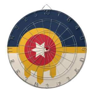 Flagga Tulsa, Oklahoma Darttavla