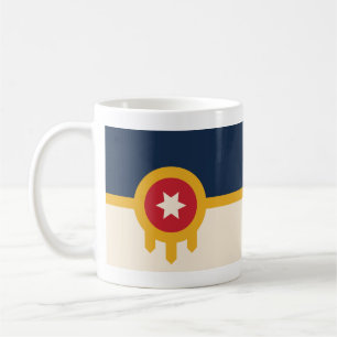 Flagga Tulsa, Oklahoma Kaffemugg