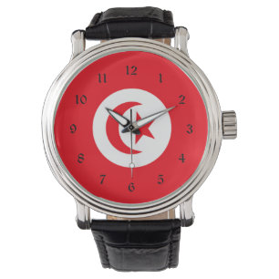 Flagga Tunisien Armbandsur