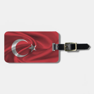 Flagga Turkiet Bagagebricka