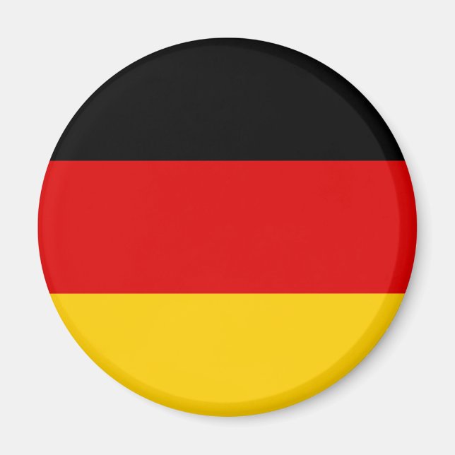 Flagga Tyskland - Bundesflaggge und Handelsflagge Magnet (Framsidan)