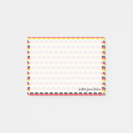 Flagga Tyskland Emojis Post-it Block