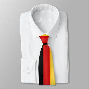 Flagga Tyskland Schwarz Rot Guld Patriotic Färg Slips
