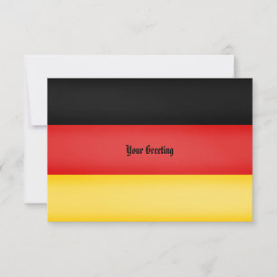 Flagga Tyskland Schwarz Rot Guld Personlig Invi Inbjudningar