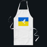 Flagga Ukraina - Dove of Peace - Freedom - Peace  Långt Förkläde<br><div class="desc">Flagga Ukraina - Dove of Peace - Freedom - Peace Support - Solidarity - Ukrainska Flagga - Strong Together - Freedom Victory! Låt oss världen till ett bättre ställe - alla tillsammans! En bättre värld börjar - beroende - behöver du också! Du kan överföra till 1 000 Zazzle-produkter. Ändra storlek...</div>