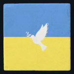 Flagga Ukraina - Dove of Peace - Freedom - Peace  Stenunderlägg<br><div class="desc">Flagga Ukraina - Dove of Peace - Freedom - Peace Support - Solidarity - Ukrainska Flagga - Strong Together - Freedom Victory! Låt oss världen till ett bättre ställe - alla tillsammans! En bättre värld börjar - beroende - behöver du också! Du kan överföra till 1 000 Zazzle-produkter. Ändra storlek...</div>