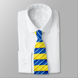 Flagga Ukraina - Fred - Frihet - Solidaritet Slips