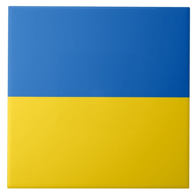 Flagga (Ukraina) Kakelplatta (Framsidan)