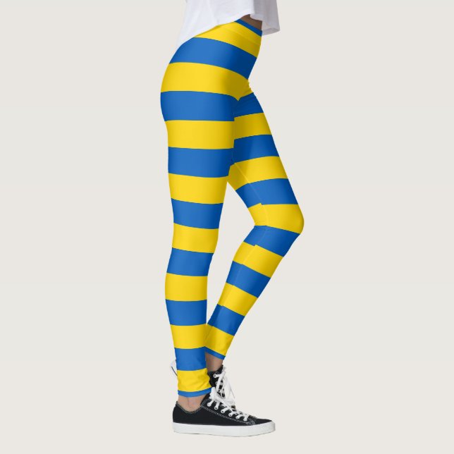 Flagga Ukraina Leggings (Höger)