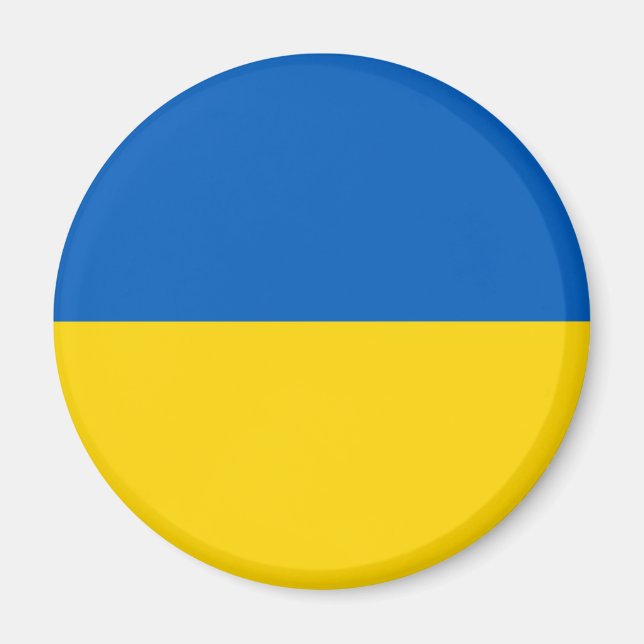 Flagga (Ukraina) Magnet (Framsidan)