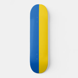 Flagga (Ukraina) Mini Skateboard Bräda 18,5 Cm