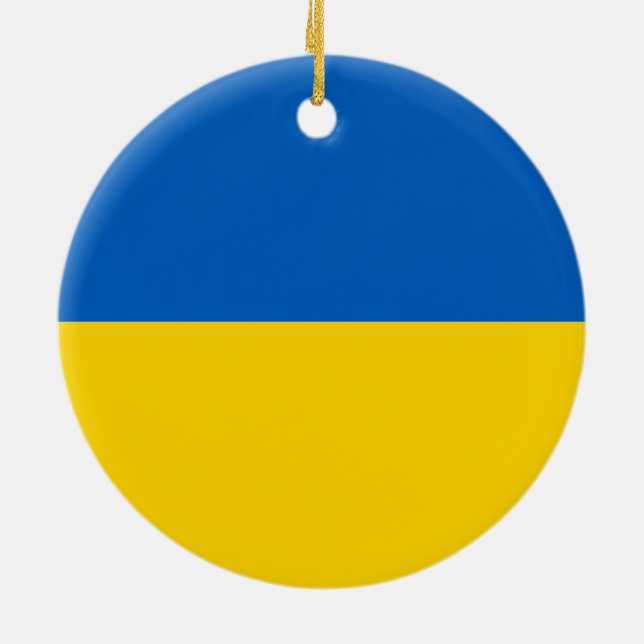 Flagga Ukraina Ornament (Baksidan)