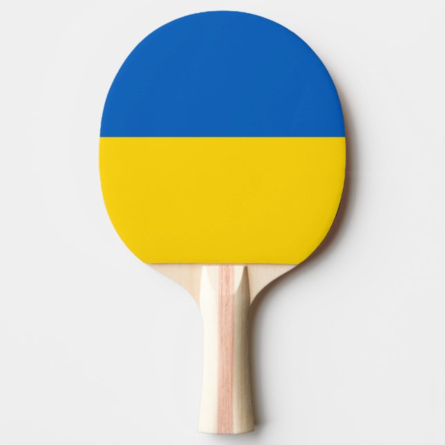 Flagga Ukraina Ping Pong Paddle Pingisracket (Framsidan)