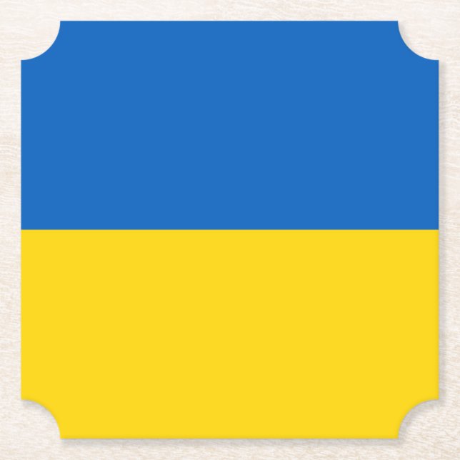 Flagga (Ukraina) Underlägg Papper (Framsida)