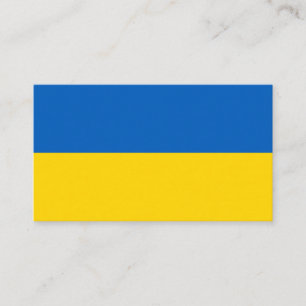 Flagga (Ukraina) Visitkort