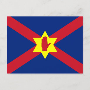Flagga Ulster Nation (Nordirland) Vykort