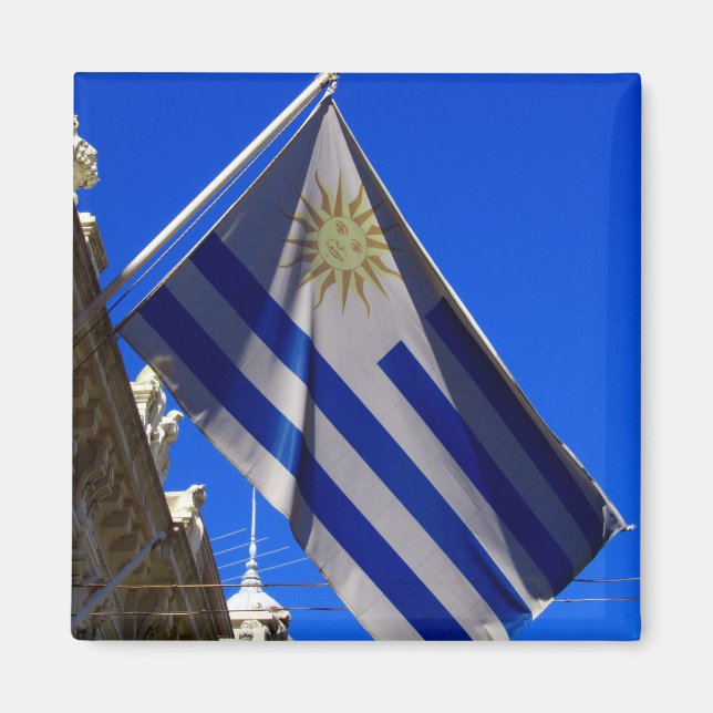 flagga uruguay magnet (Framsidan)