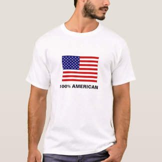 flagga USA, AMERIKAN 100% T-shirt