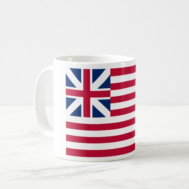 Flagga USA, första flagga Kaffemugg (Framsida vänster)