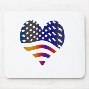 flagga usa hjärta kärlek amerikansk ära trupper rä musmatta