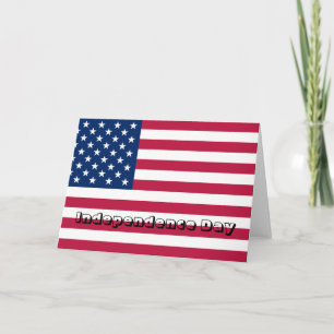 FLAGGA_USA, Independence day Kort